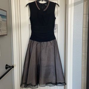 Black and Nude dress, size 4